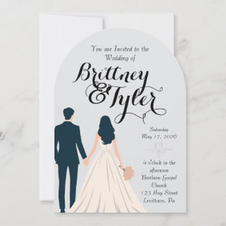Invitación Until Forever-Brittney Wedding Invitation
