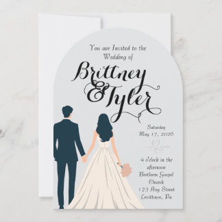 Invitación Until Forever-Brittney Wedding Invitation