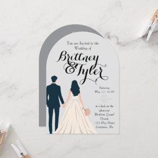 Invitación Until Forever-Brittney Wedding Invitation