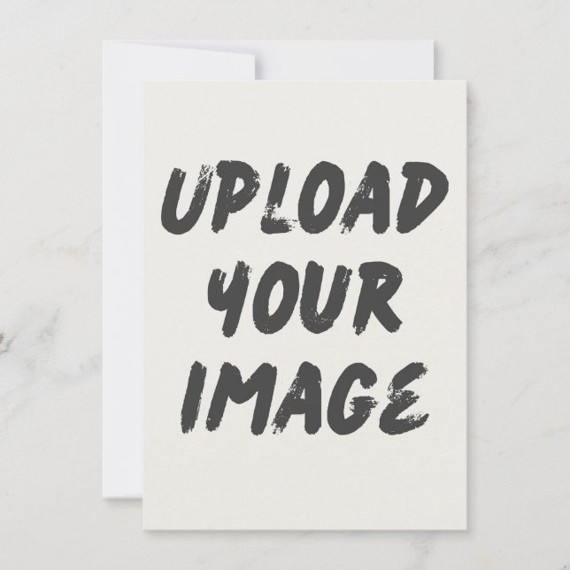 Invitación Upload your own (Anverso)