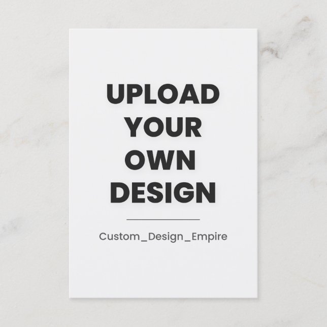 Invitación Upload Your Own Design Here | Template Invitation (Anverso)