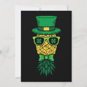 Invitación Upside Down Pineapple Leprechaun St Patricks Day M