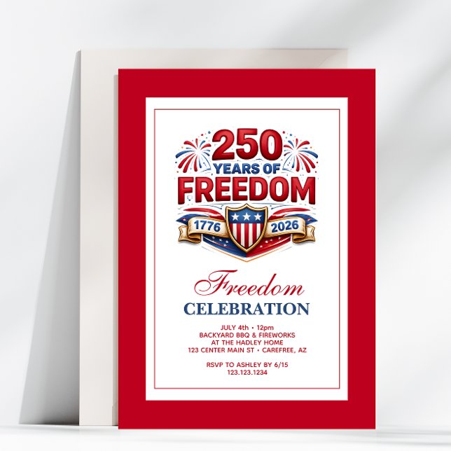 Invitación USA 250 Year Commemorative Celebration (Subido por el creador)