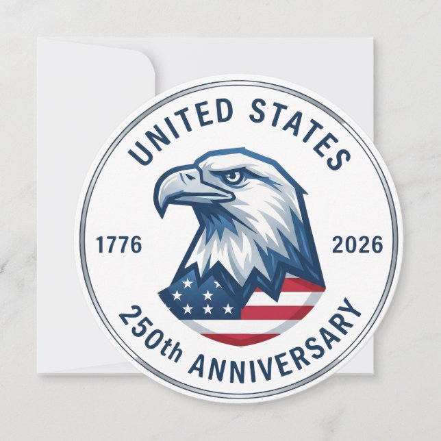Invitación USA 250th Anniversary 1776-2026 (Anverso)