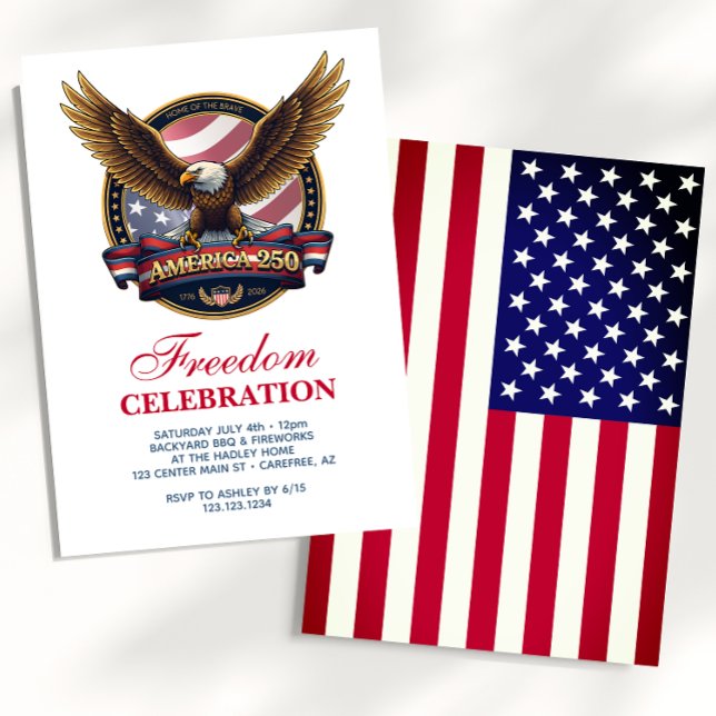 Invitación USA 250th Anniversary BBQ (Subido por el creador)
