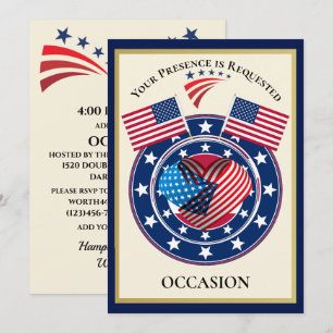 Invitación USA Patriótica