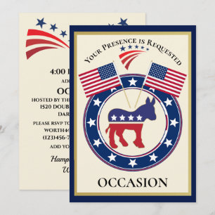 Invitación USA Patriótica