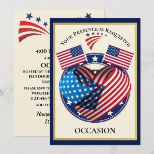 Invitación USA Patriótica