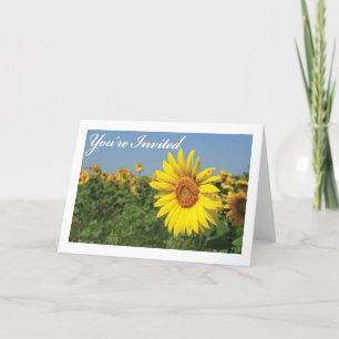 Invitación Usted es girasol invitado
