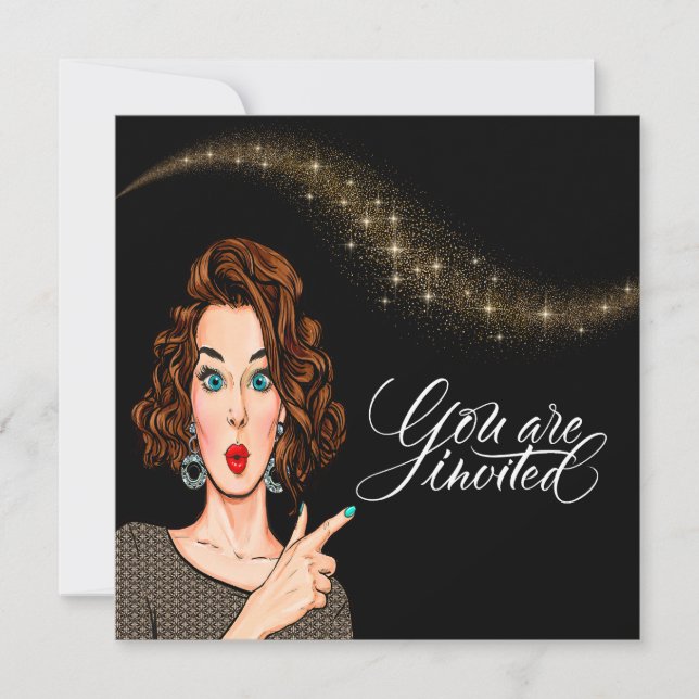 Invitación Usted Está Invitado (Anverso)