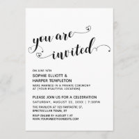 Usted Está Invitado, Recepción con Guión de Corazo