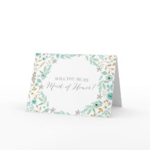 ¿Usted será mi criada del honor?