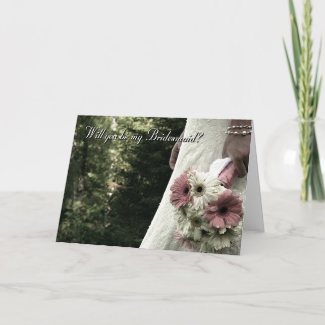 Invitación Usted será mi dama de honor (Anverso)