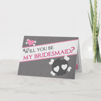 Invitación ¿Usted será mi dama de honor?