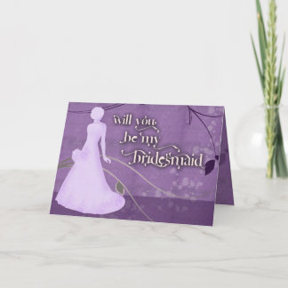 Invitación Usted será mi dama de honor
