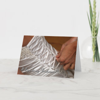 Invitación ¿Usted será mi dama de honor?