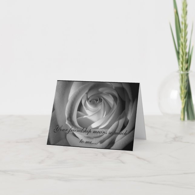 Invitación Usted será mi dama de honor BW subió (Anverso)