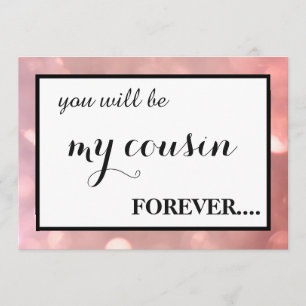Invitación ¿Usted será mi dama de honor menor?