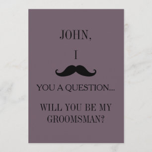 Invitación ¿Usted será mi padrino de boda?