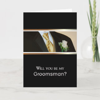 Invitación ¿Usted será mi padrino de boda? - Esconda dentro