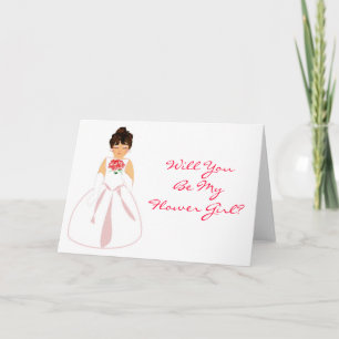 Invitación "Usted será mi personalizable del florista I" -