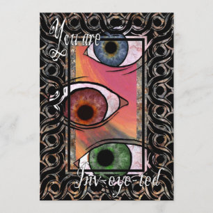 Invitación Usted tiene el ojo inverso