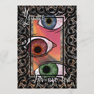 Invitación Usted tiene el ojo inverso