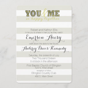 Invitación Usted y yo