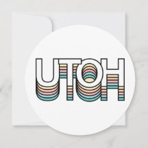 UTOH Pastel Retro Estética de la tipografía del hu