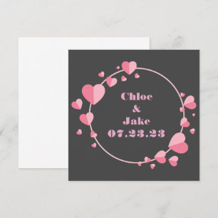 Invitación Uvas para Vino Flores Personalizadas Rojas Blancas