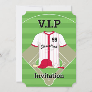 Invitación V.I.P Cumpleaños del Béisbol