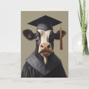Invitación Vaca graduada