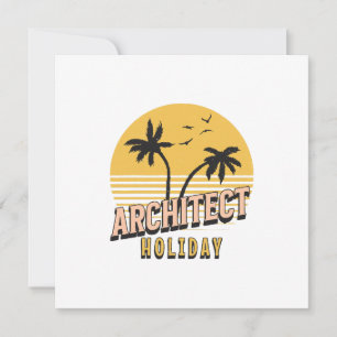 Invitación Vacaciones de Arquitecto 