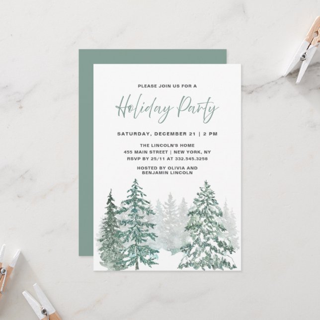 Invitación Vacaciones en invierno (Anverso/Reverso In Situ)