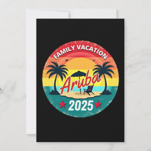 Invitación Vacaciones Familiares en Aruba 2025 Vacaciones Fam