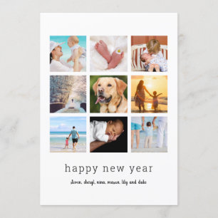 Invitación Vacaciones Minimalistas 9 fotos