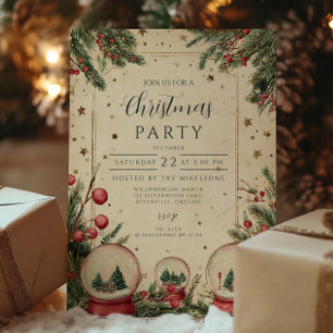 Invitación Vacaciones rusas en el mundo de la nieve