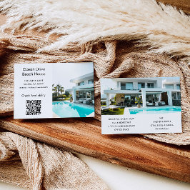Invitación Vacation Rental Property Beach Promo Postcard
