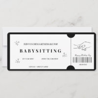 Vale de Cuidado de Niños Minimalista y Audaz