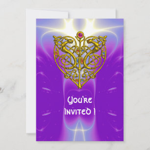 Invitación VALENTÍN HIPER rosa púrpura