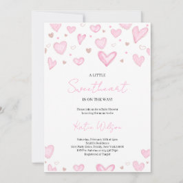 Invitación Valentine Baby Shower