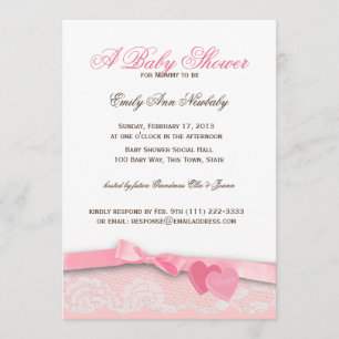 Invitación Valentine Candy Baby Shower