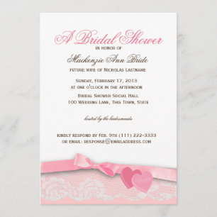 Invitación Valentine Candy Bridal Shower