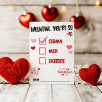 ¡Valentine, eres tan Sigma! El día de San Valentín