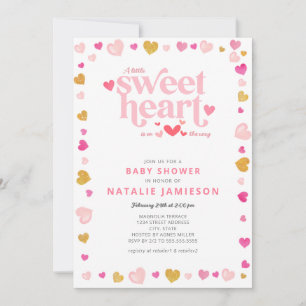 Invitación Valentine Little Slove Baby Shower