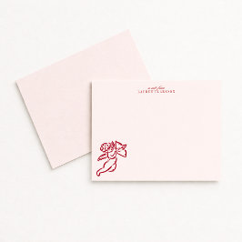 Invitación Valentine’s Day Cupid Note Card