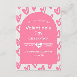 Invitación Valentine's Day Invitation Card