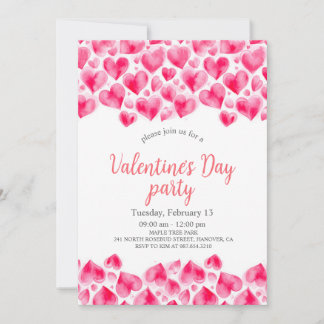 Invitación Valentine's Day Party