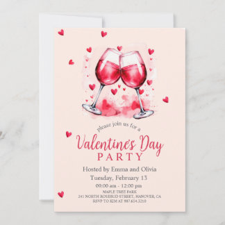 Invitación Valentine's Day Party