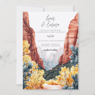 Invitación Valle del Cañón de Sión Utah